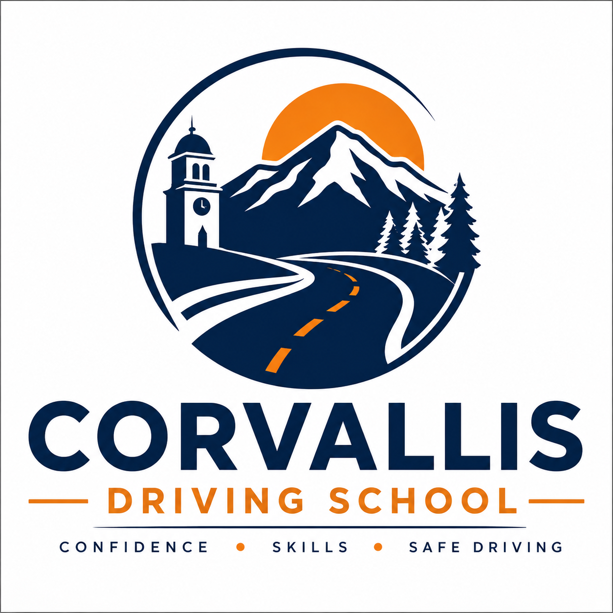 Corvallis Driving School logo